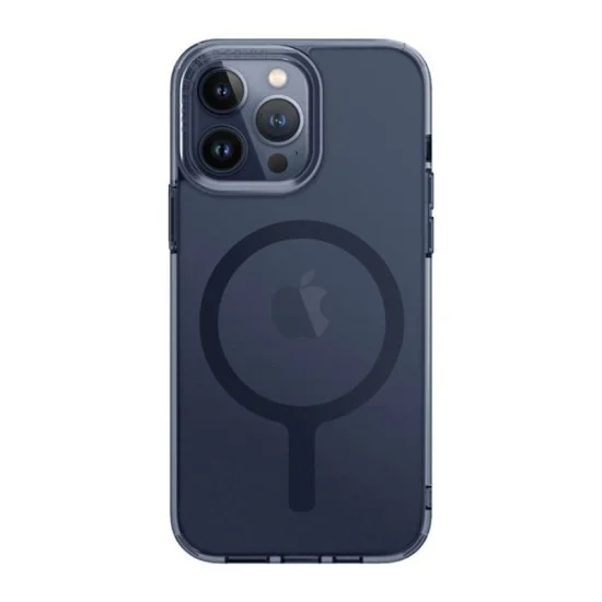 Cover Iphone 15 Pro Max Hybrid Magclick Charging Lifepro Xtreme Uniq - Smoke Blue